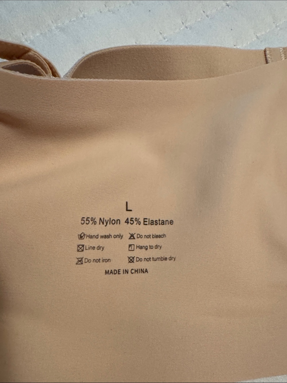 Nude Wireless Seamless T-Shirt Bra - Smooth Comfort with removable pads size L - Picture 2 of 5